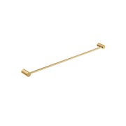 Caddence Single Towel Rail 800mm Brushed Brass gallery detail image