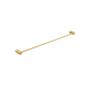 Caddence Single Towel Rail 800mm Brushed Brass gallery detail image