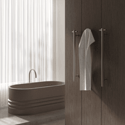 Calora Heated Vertical Towel Rail 1 Bar gallery detail image