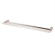 Rushy Double Towel Rail 600mm Brushed Nickel gallery detail image