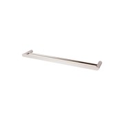 Rushy Double Towel Rail 600mm Brushed Nickel gallery detail image