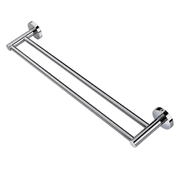 Lucid Pin Double Towel Rail 800mm Chrome gallery detail image