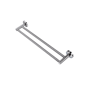 Lucid Pin Double Towel Rail 800mm Chrome gallery detail image