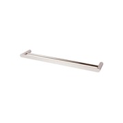 Rushy Double Towel Rail 800mm Brushed Nickel gallery detail image
