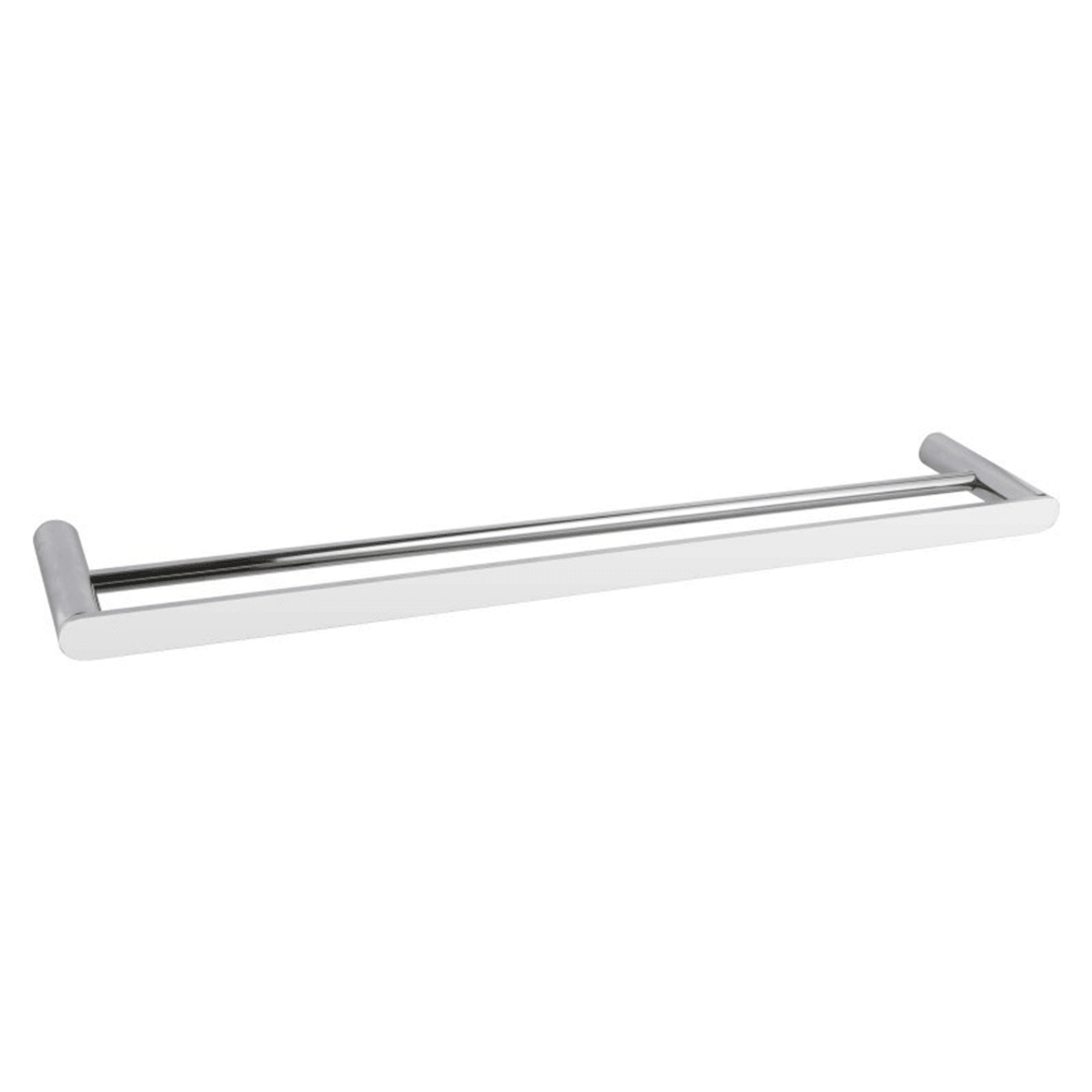 Rushy Double Towel Rail 800mm Chrome gallery detail image