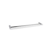 Rushy Double Towel Rail 800mm Chrome gallery detail image
