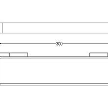 Urban Short Towel Rail 300mm Brushed Nickel gallery detail image