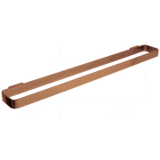 Loft Long Towel Rail 600mm Brushed Copper gallery detail image