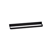 Cubic Short Towel Rail 370mm Satin Black gallery detail image