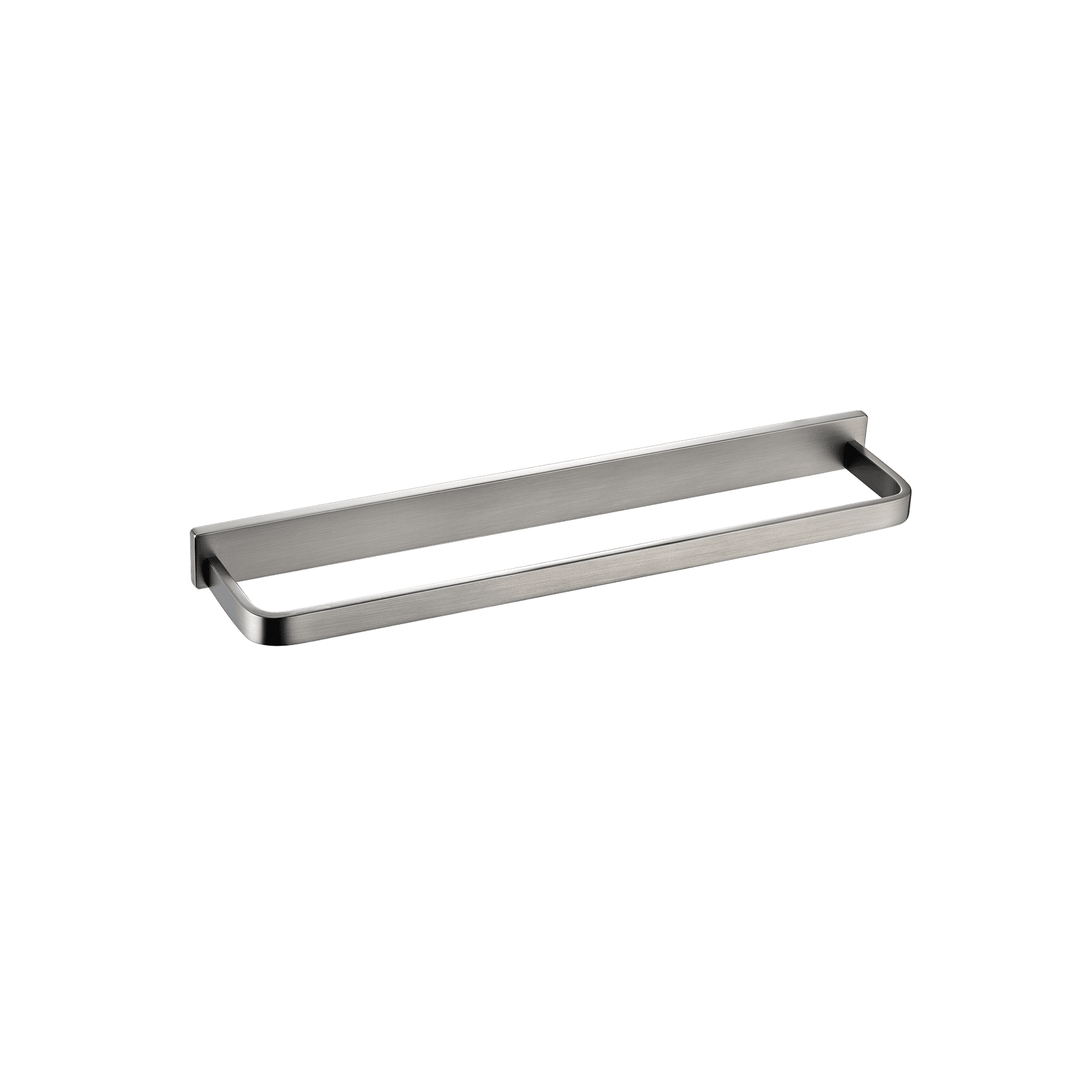 Cubic Short Towel Rail 370mm Brushed Nickel gallery detail image