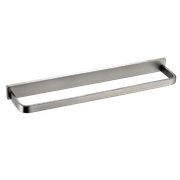 Cubic Short Towel Rail 370mm Brushed Nickel gallery detail image