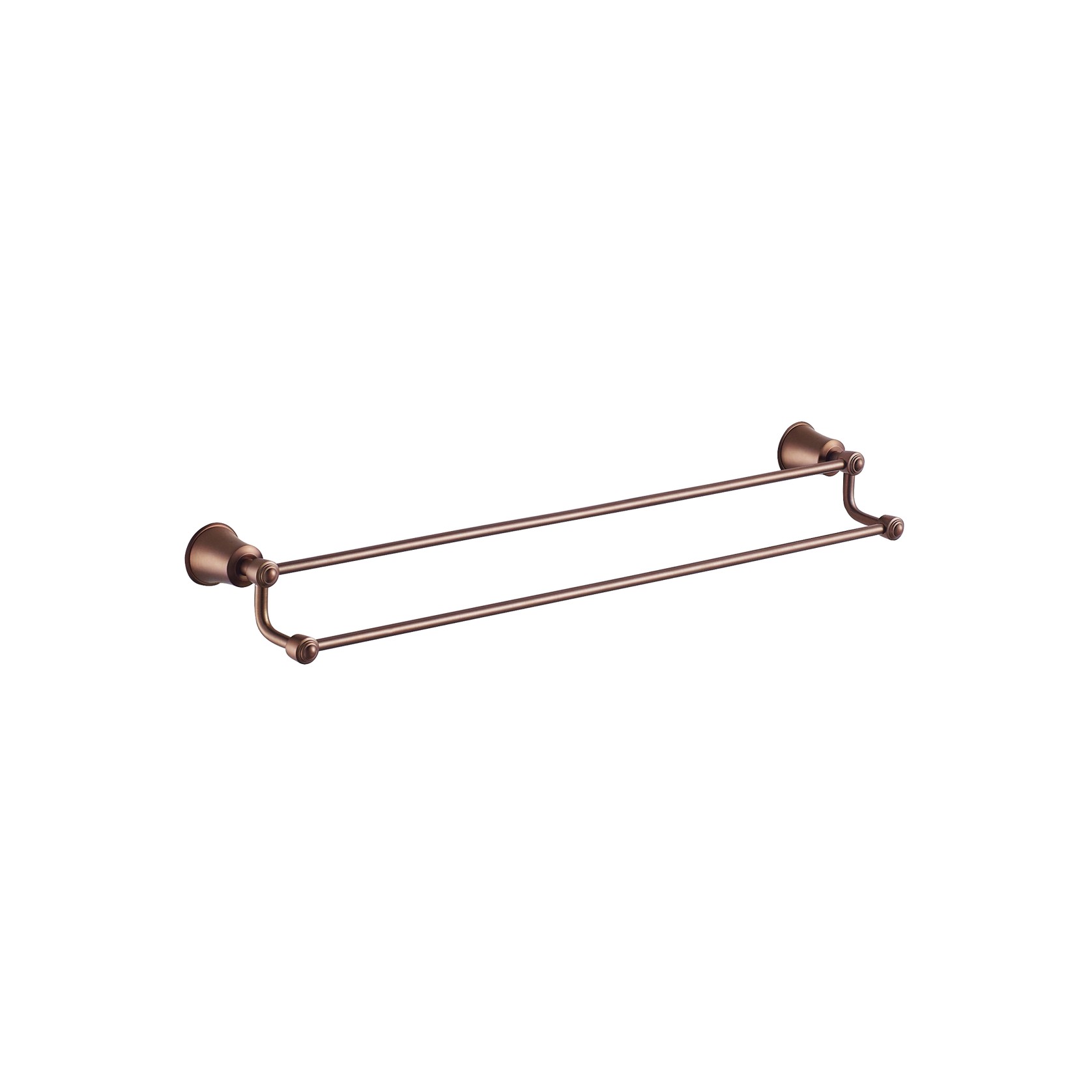 Liberty Double Towel Rail 650 x 112mm Oil Rubbed Bronze gallery detail image