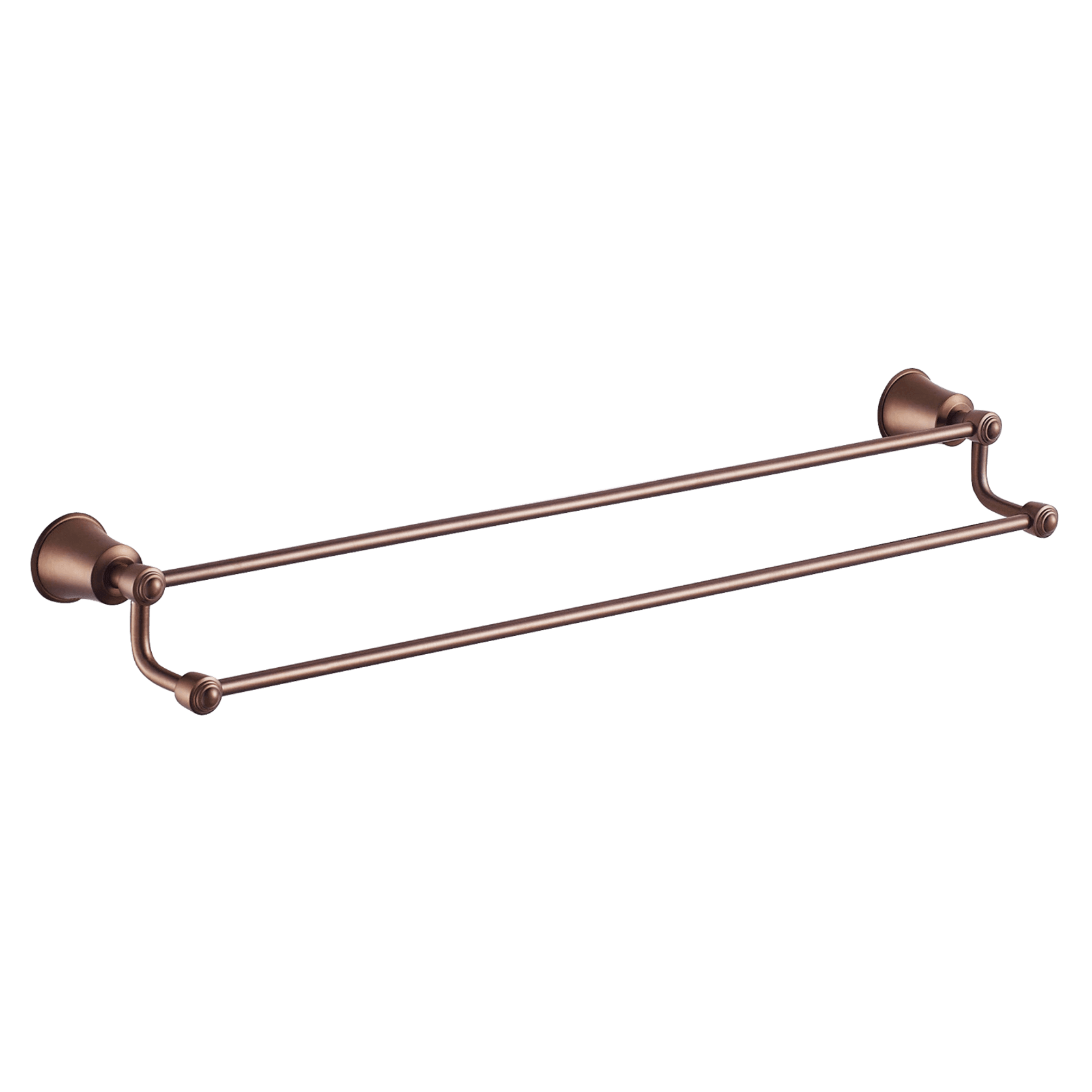 Liberty Double Towel Rail 650 x 112mm Oil Rubbed Bronze gallery detail image