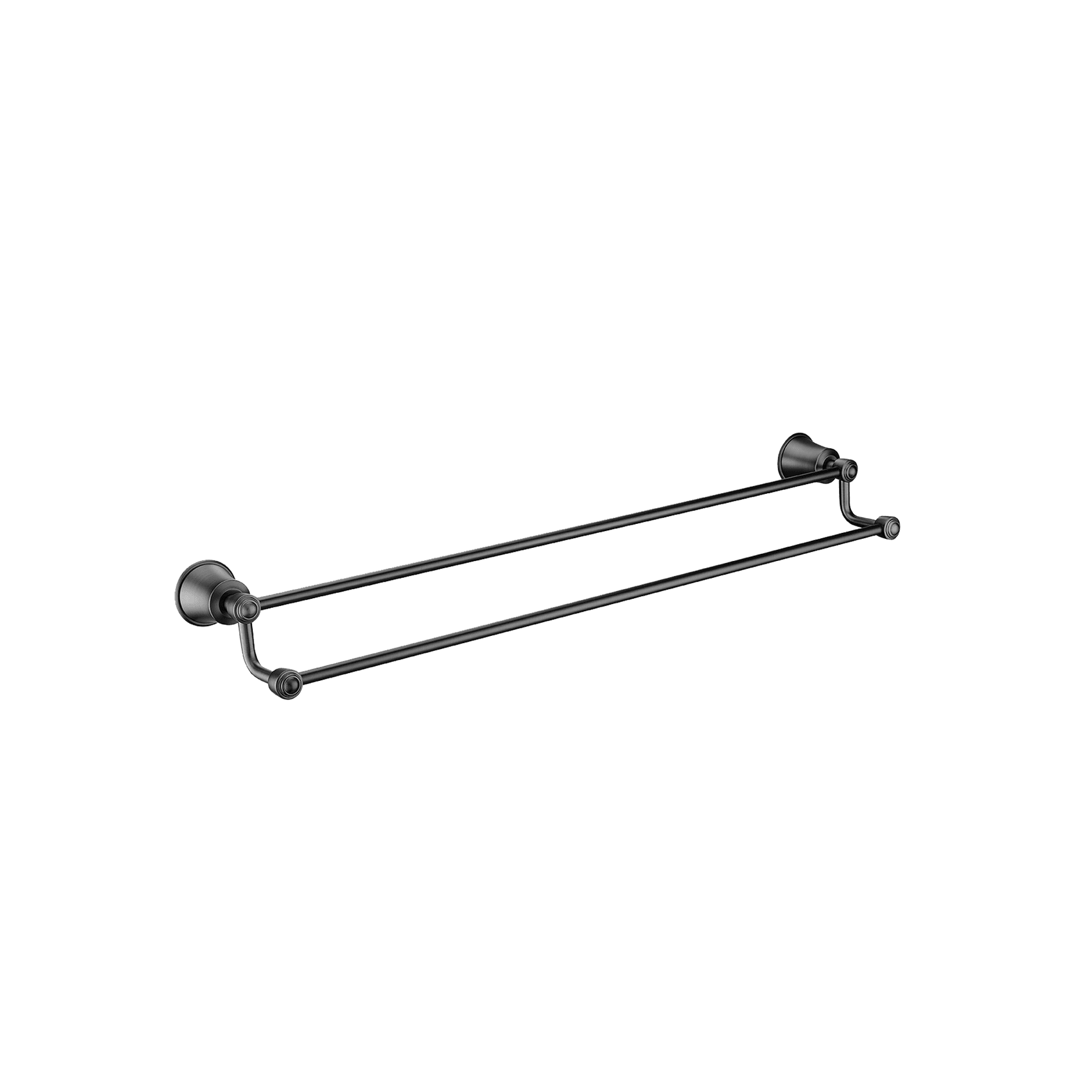 Liberty Double Towel Rail 650 x 112mm Aged Iron gallery detail image