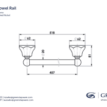 Polaro Towel Rail gallery detail image