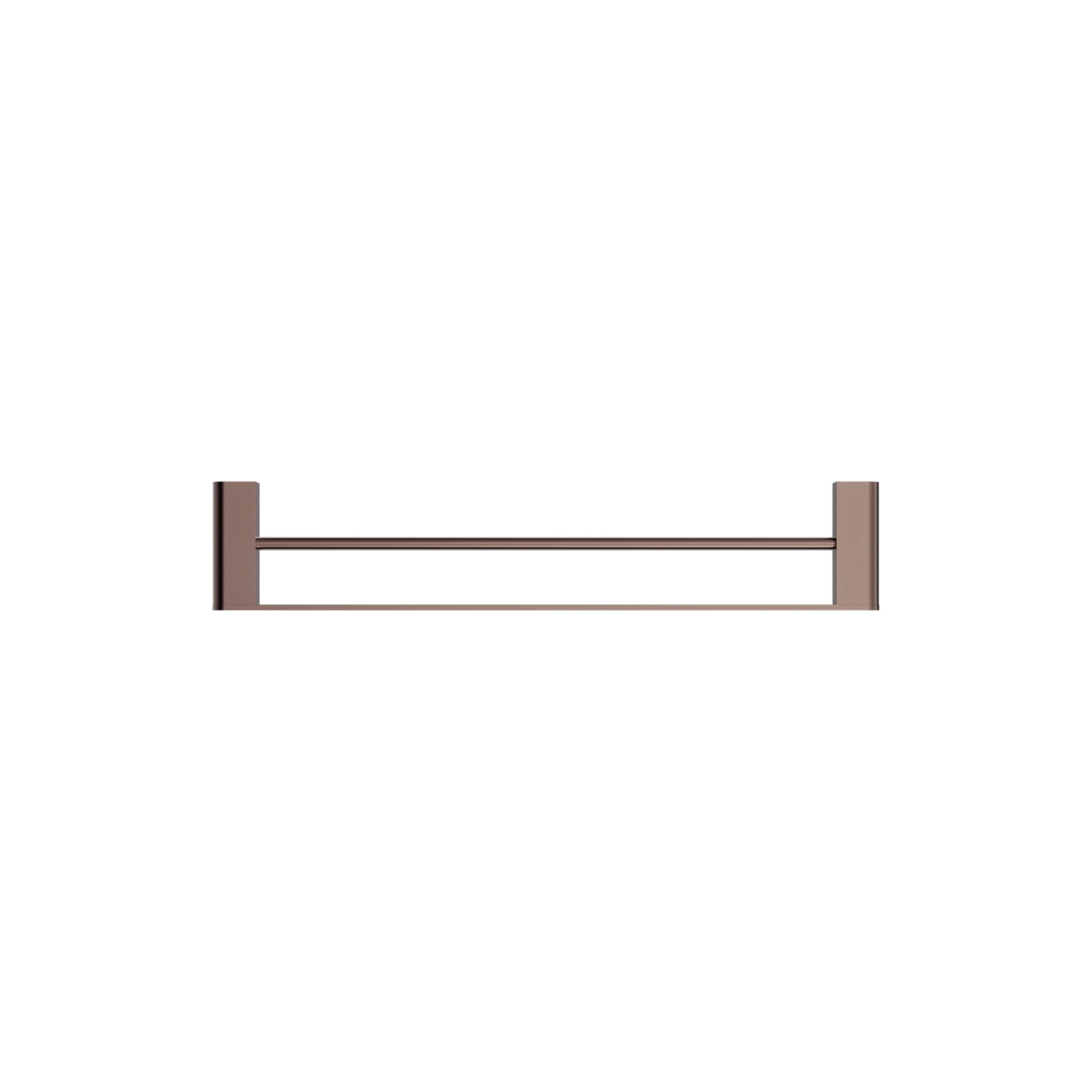 Bianca Double Towel Rail 600mm | Brushed Bronze gallery detail image