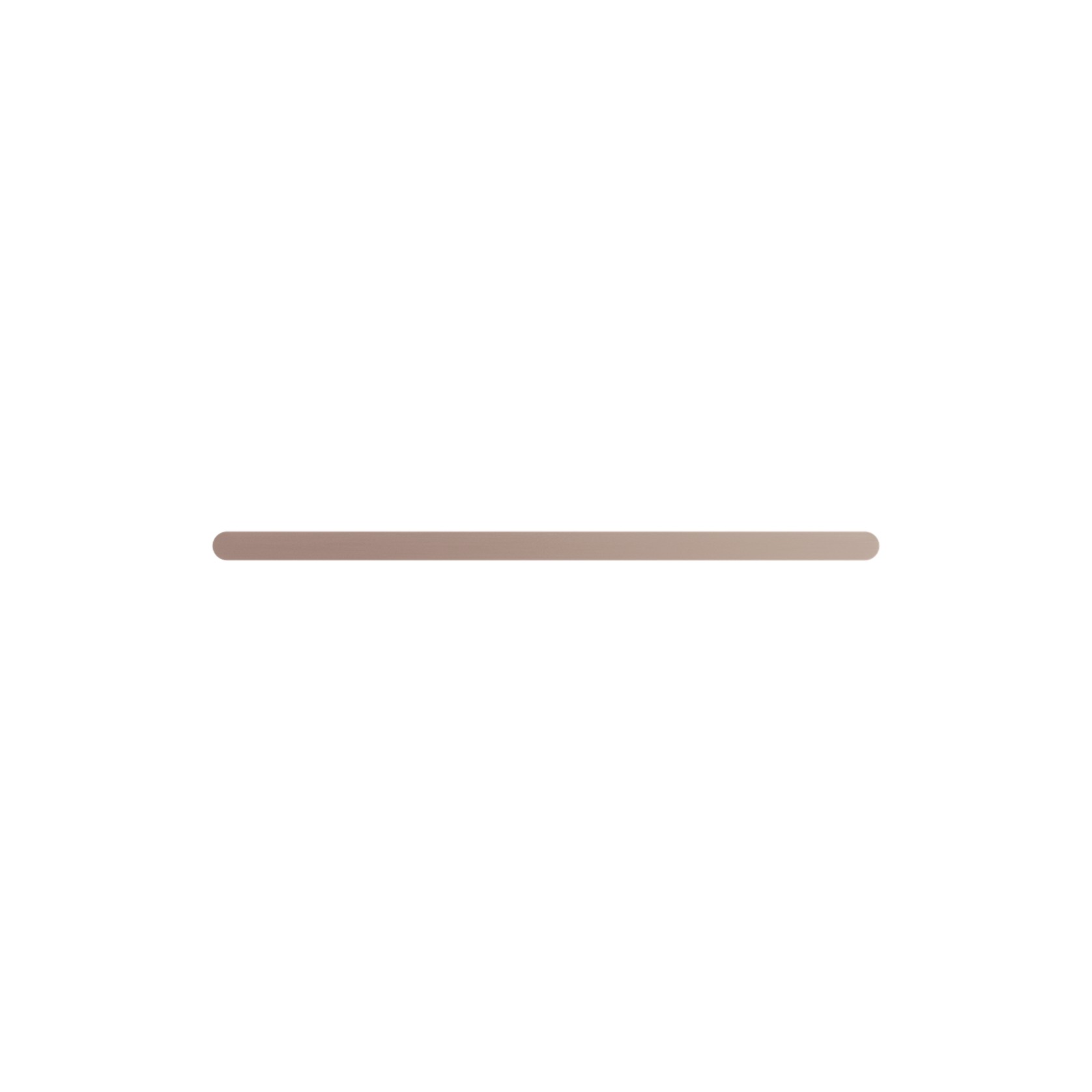 Bianca Double Towel Rail 600mm | Brushed Bronze gallery detail image