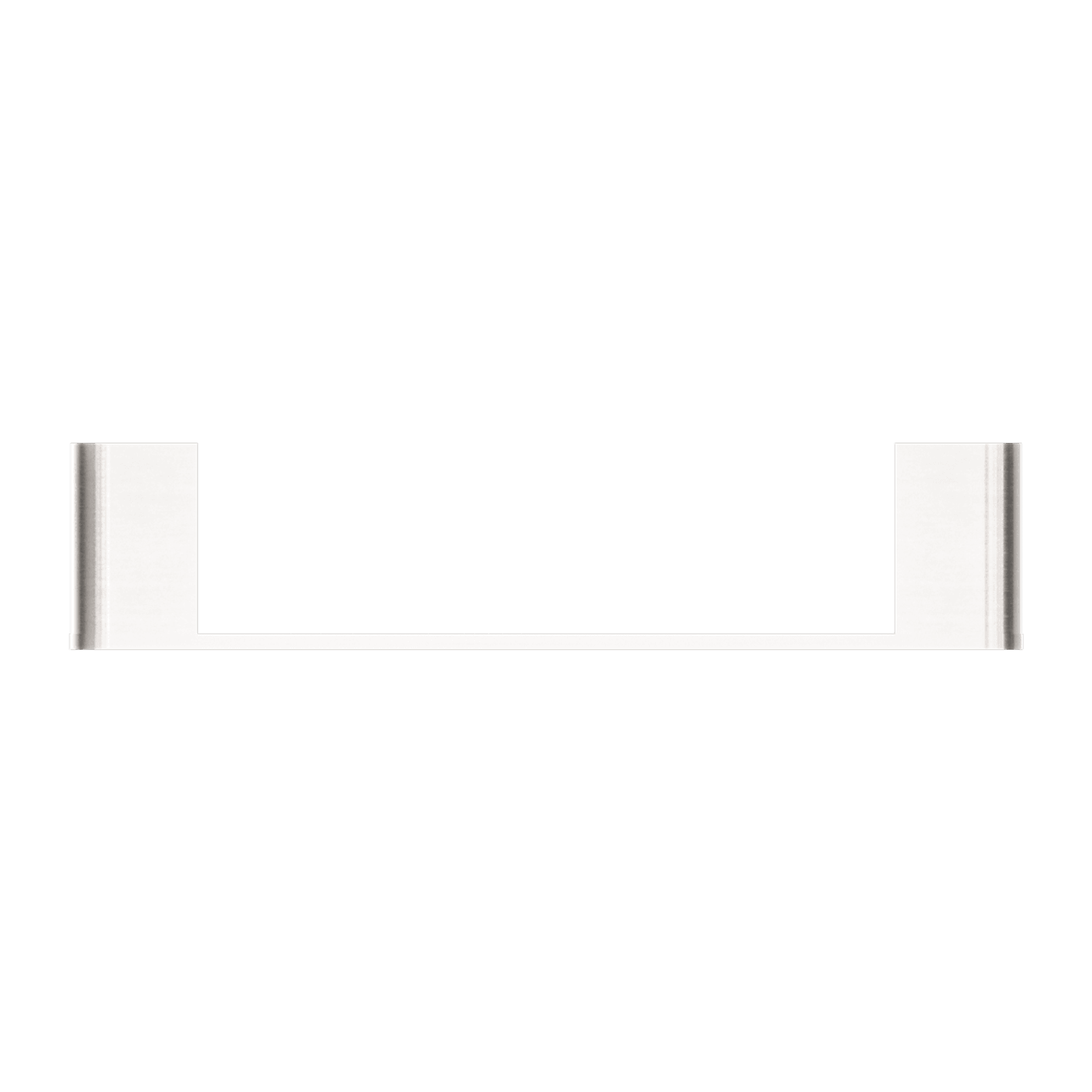 Bianca Hand Towel Rail | Brushed Nickel gallery detail image