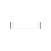 Bianca Hand Towel Rail | Brushed Nickel gallery detail image