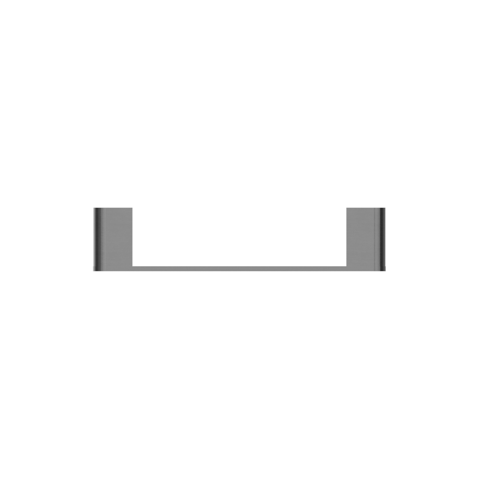 Bianca Hand Towel Rail | Gun Metal gallery detail image