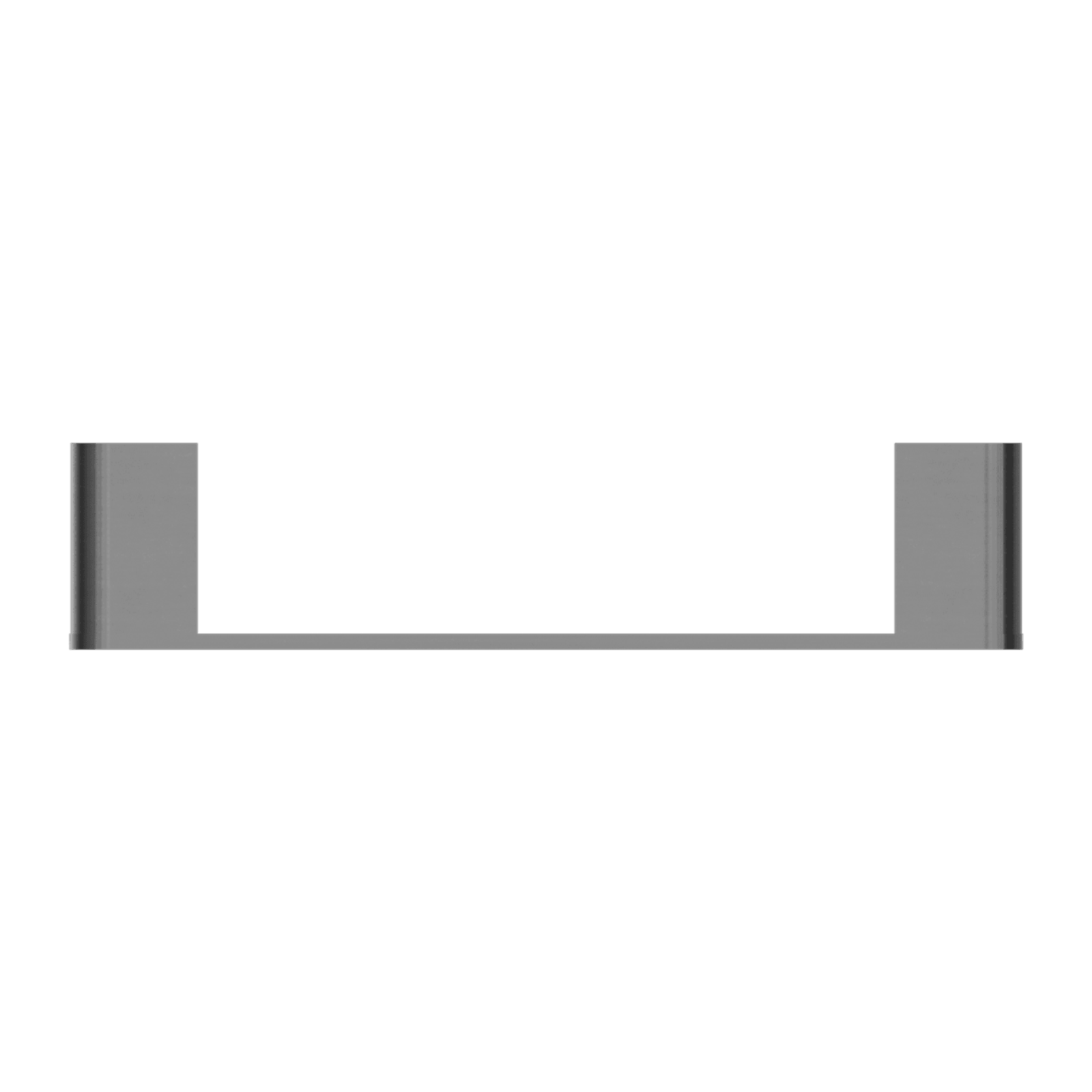 Bianca Hand Towel Rail | Gun Metal gallery detail image