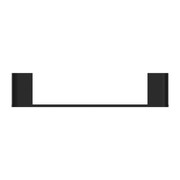Bianca Hand Towel Rail | Matte Black gallery detail image