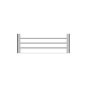 Bianca Towel Rack | Chrome gallery detail image