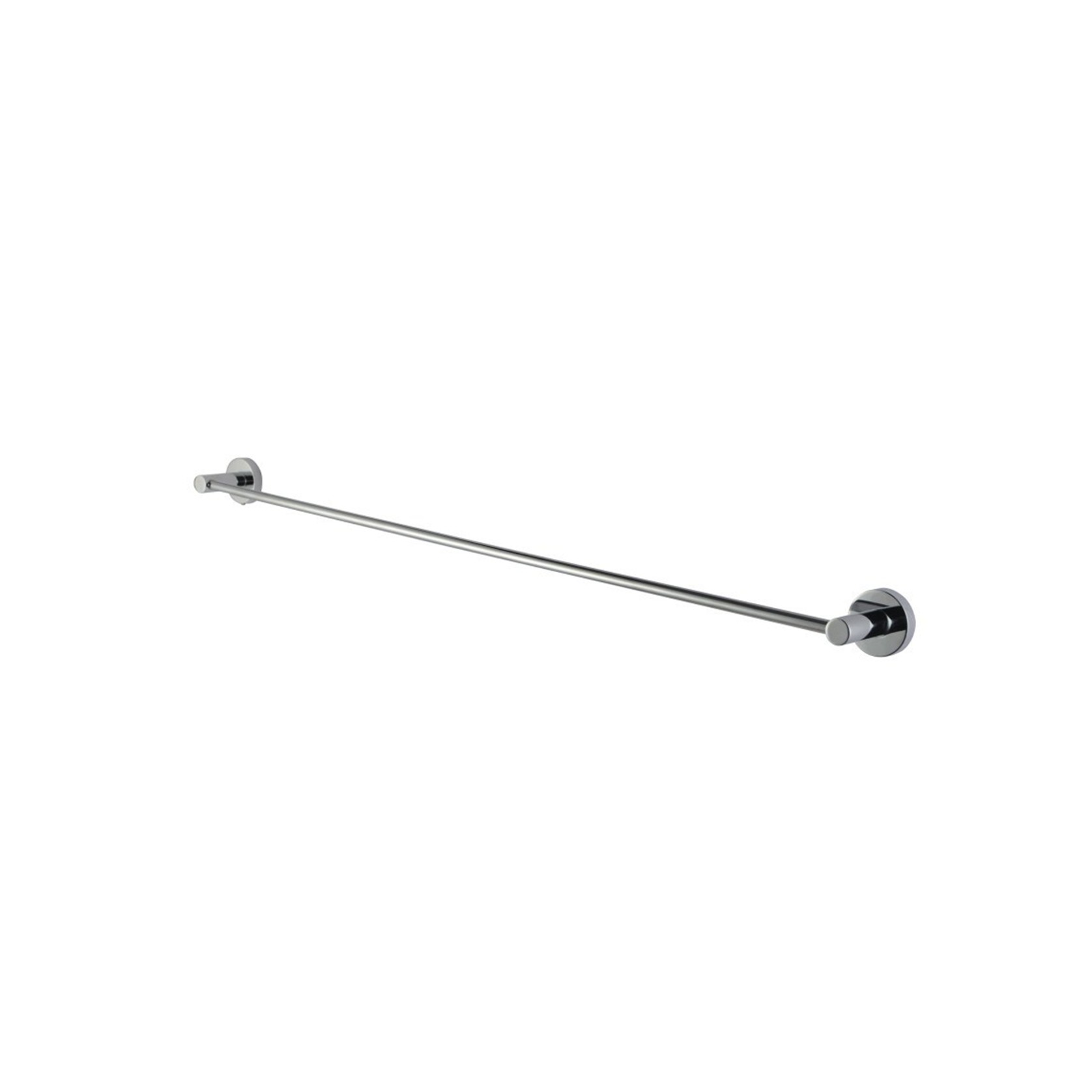 Lucid Pin Single Towel Rail 800mm Chrome gallery detail image