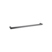 Rushy Single Towel Rail 600mm Gun Metal Grey gallery detail image