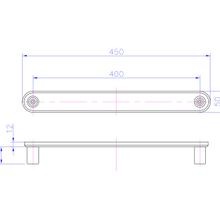 iStone Towel Rail 450mm Matte White gallery detail image