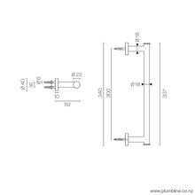 Buddy Towel Rail 300mm gallery detail image