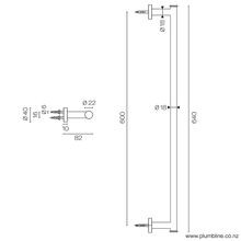 Buddy Towel Rail 600mm gallery detail image