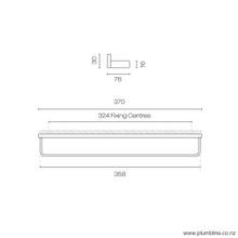 Como Towel Rail 370mm gallery detail image