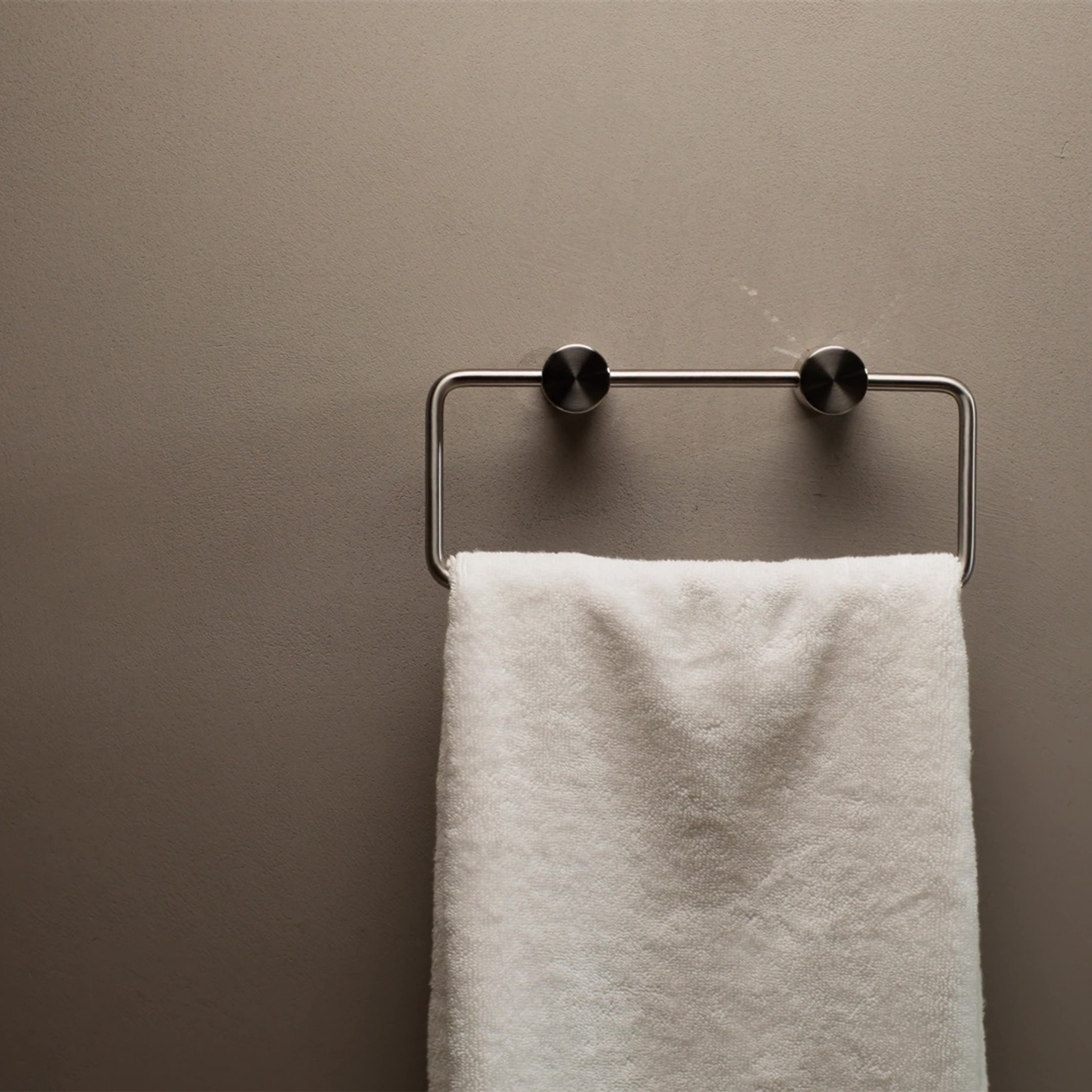 Zen SS316L Hand Towel Ring | Brushed Nickel gallery detail image