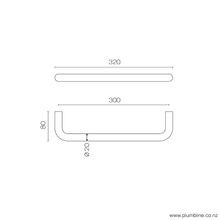 Oli 316 Towel Rail 600mm gallery detail image