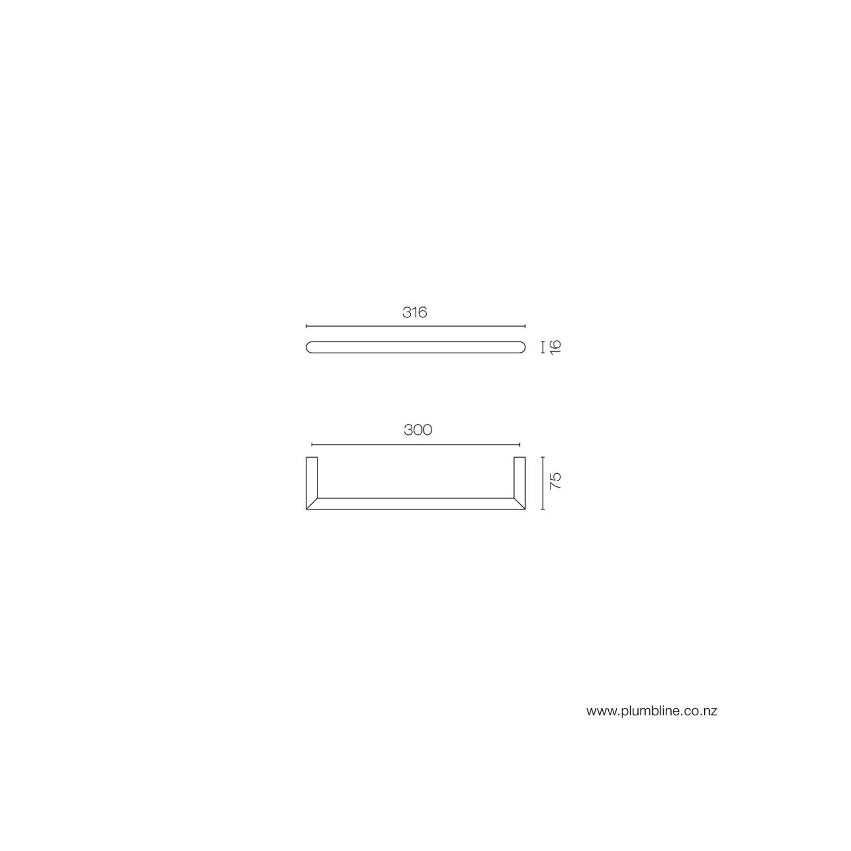 Young Towel Rail 300mm gallery detail image