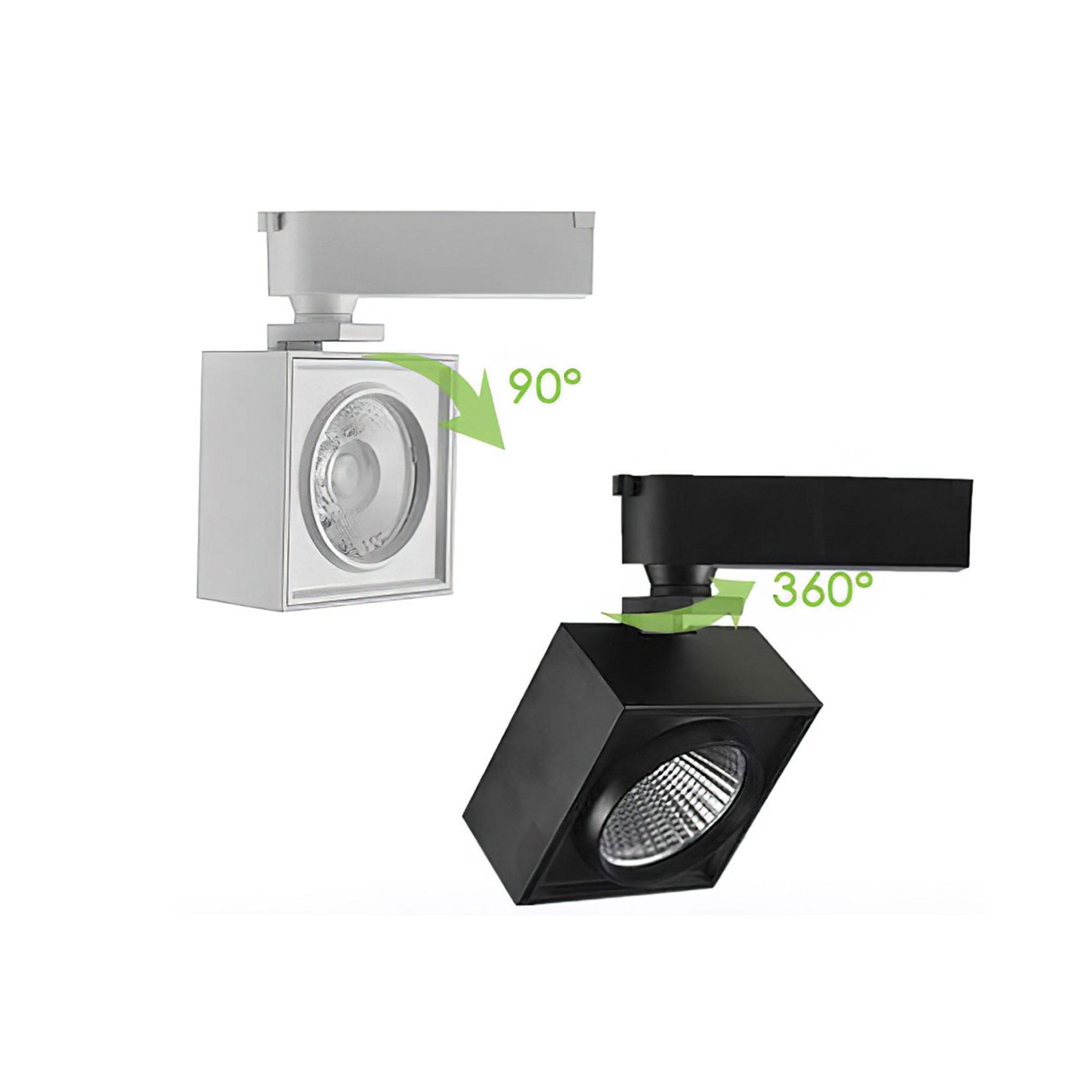 ME123 Square LED Track Light gallery detail image