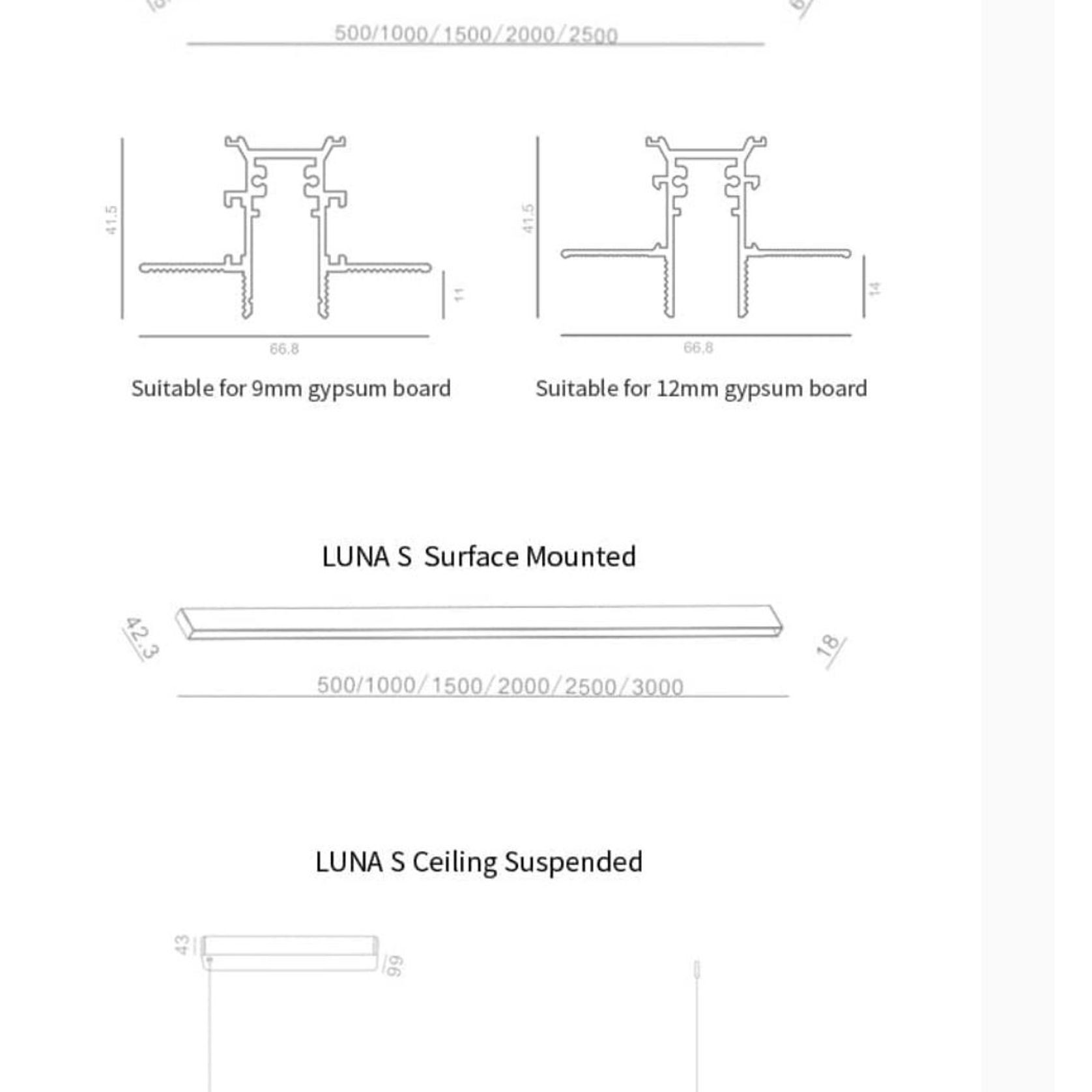 LUNA TRACK & LIGHTS SYSTEM gallery detail image