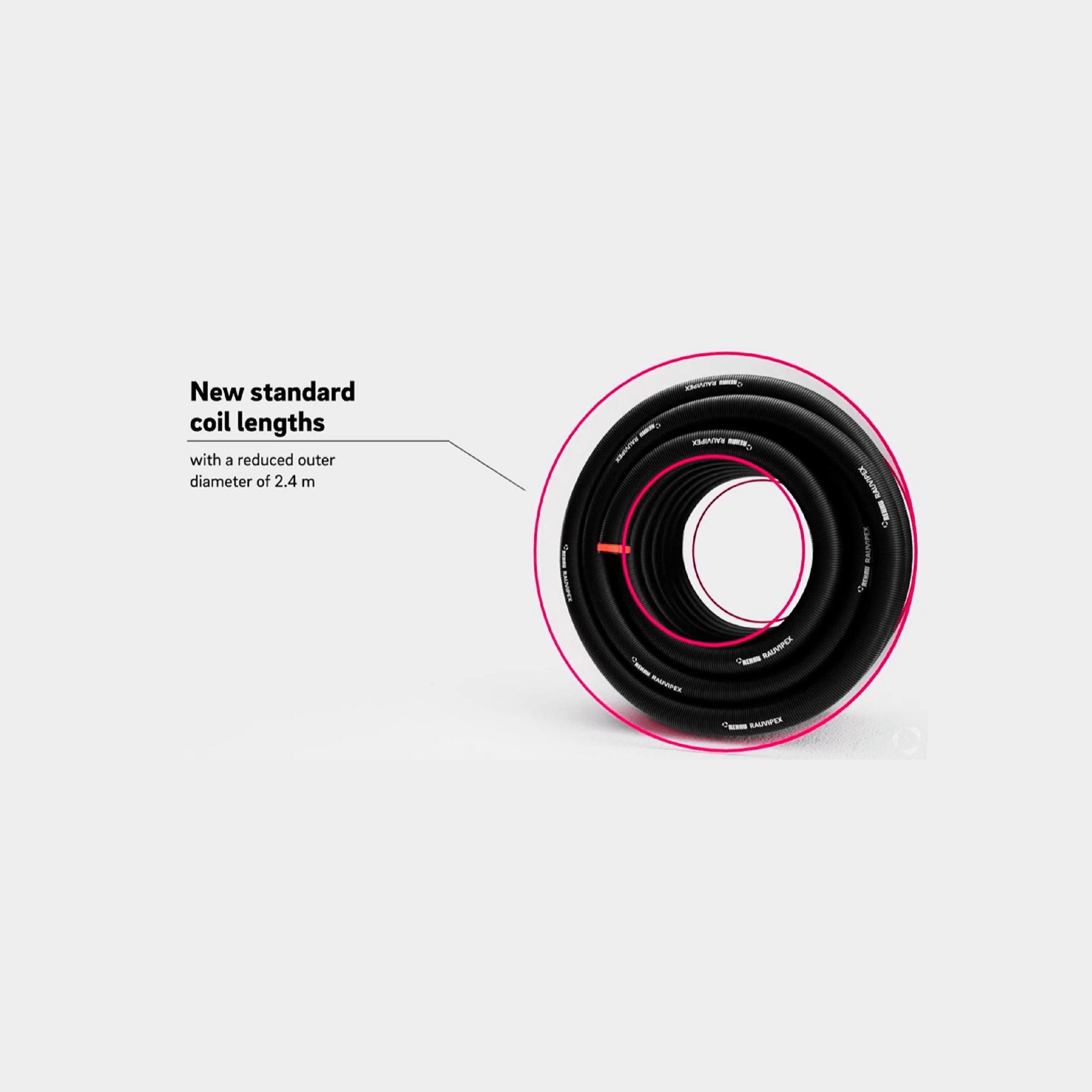 Rehau RAUVIPEX Pre-Insulated Pipe Heating System gallery detail image