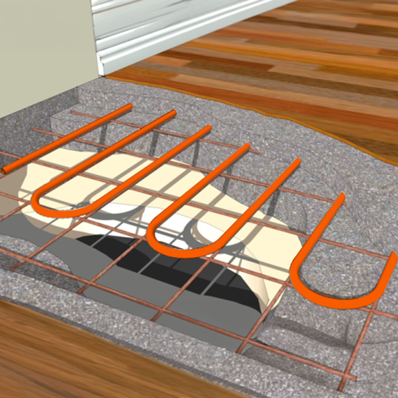 Central Heating | Underfloor Heat Pump System gallery detail image
