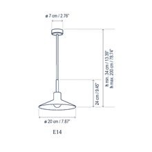 Platet S/20 Pendant gallery detail image