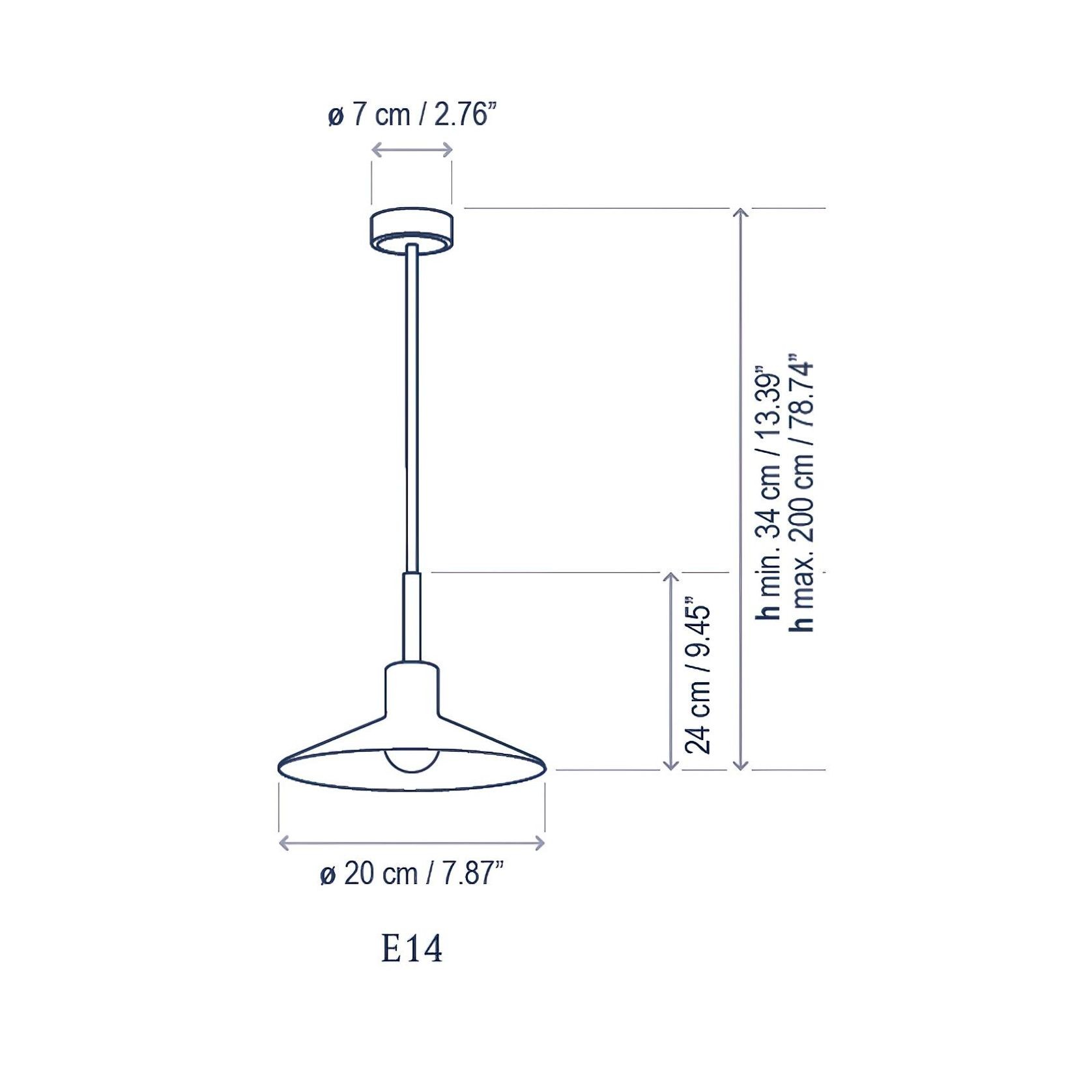 Platet S/20 Pendant gallery detail image