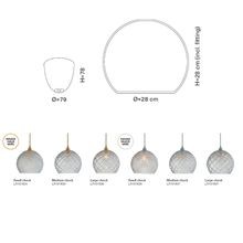 Rowan 28cm Pendant Light gallery detail image