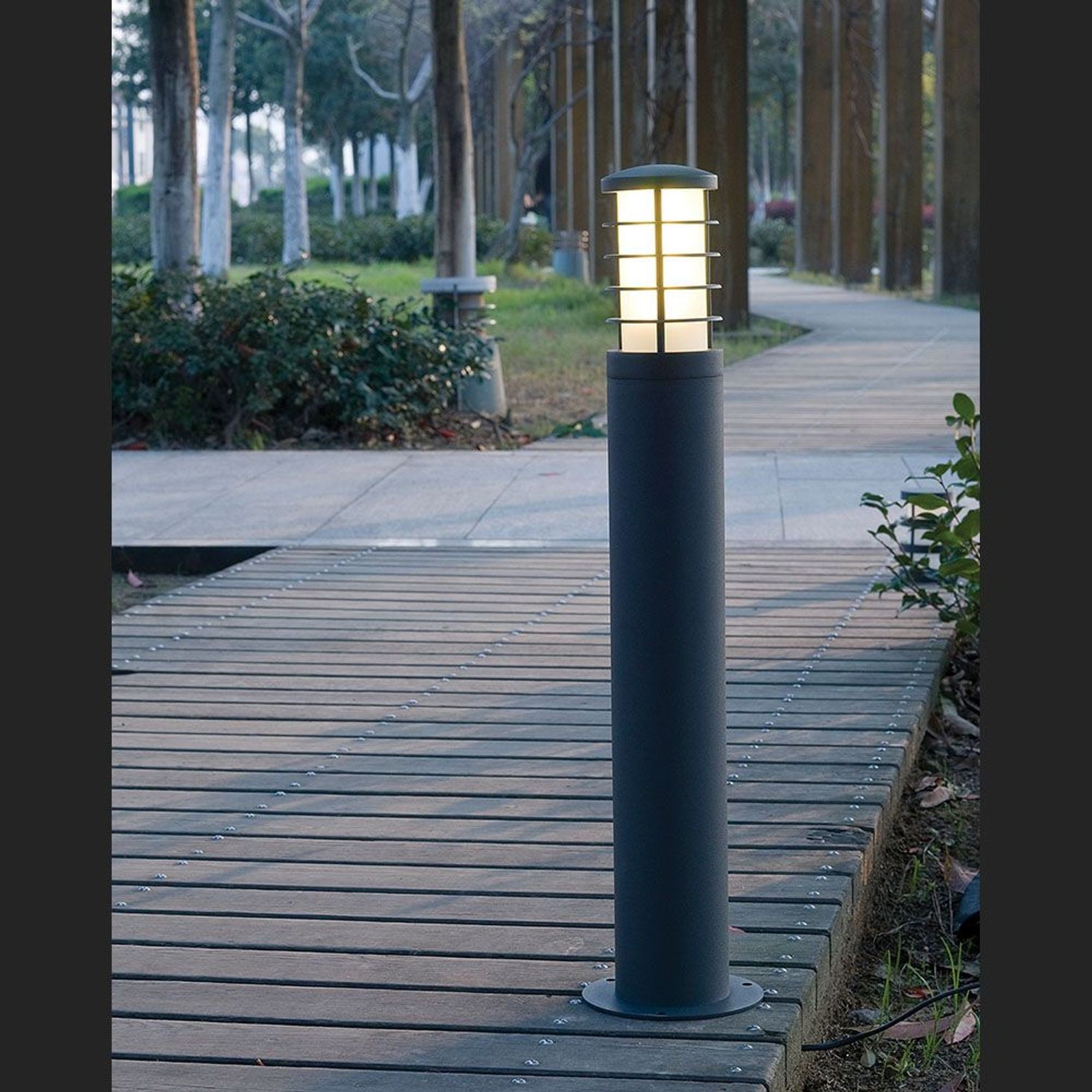 SILVERDALE HL7058650BK Bollard Path Light gallery detail image