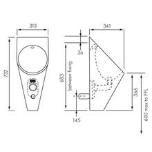 KWC Franke Stainless Steel Pod Urinal gallery detail image