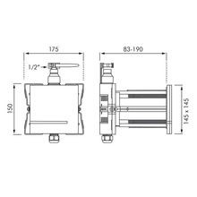 Delabie Tempomatic 4 Electronic Urinal Valve gallery detail image