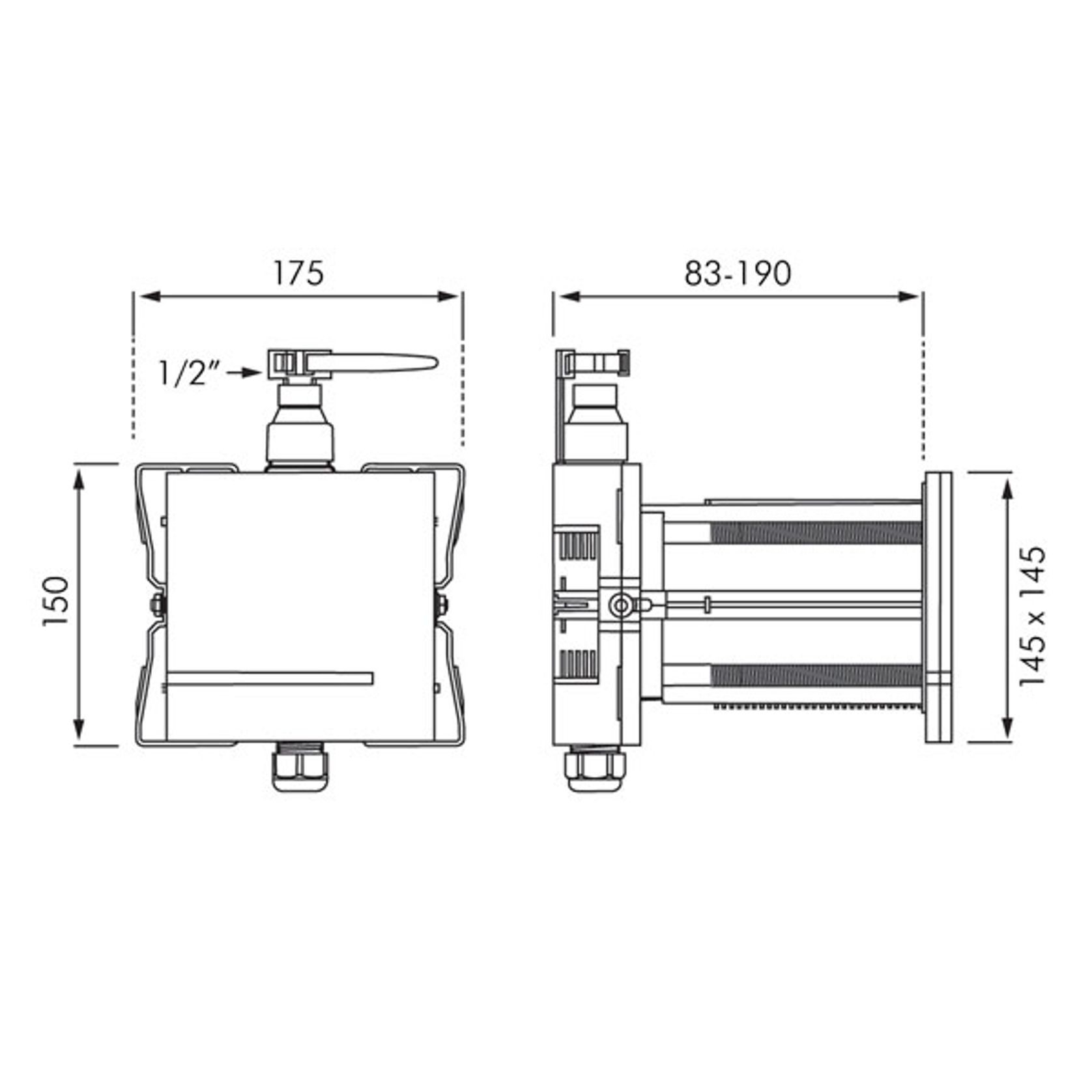 Delabie Tempomatic 4 Electronic Urinal Valve gallery detail image