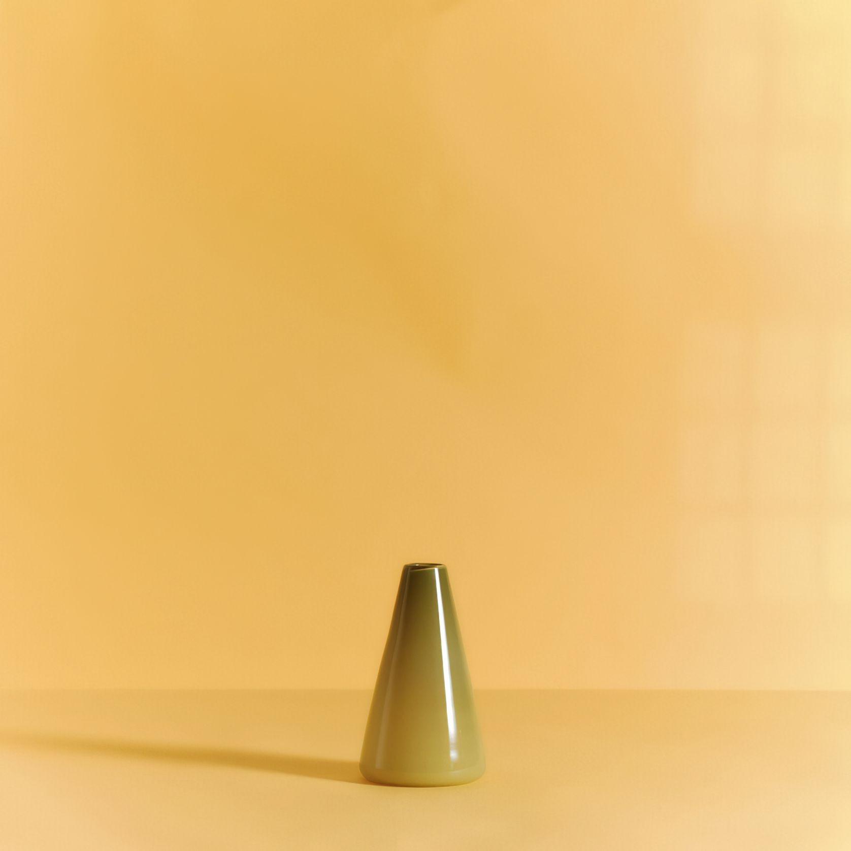 Conical Bud Vase | Pistachio gallery detail image