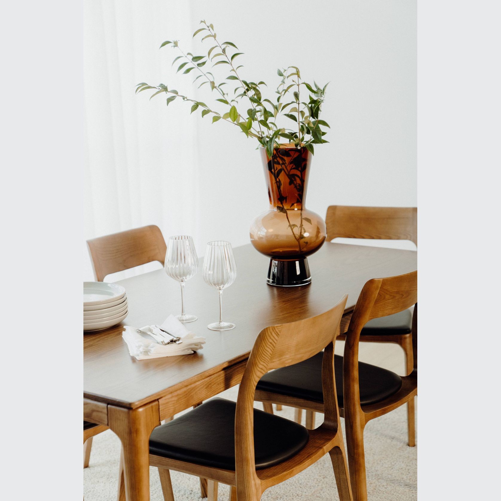 Skylar Glass Vase - Large | Spice gallery detail image