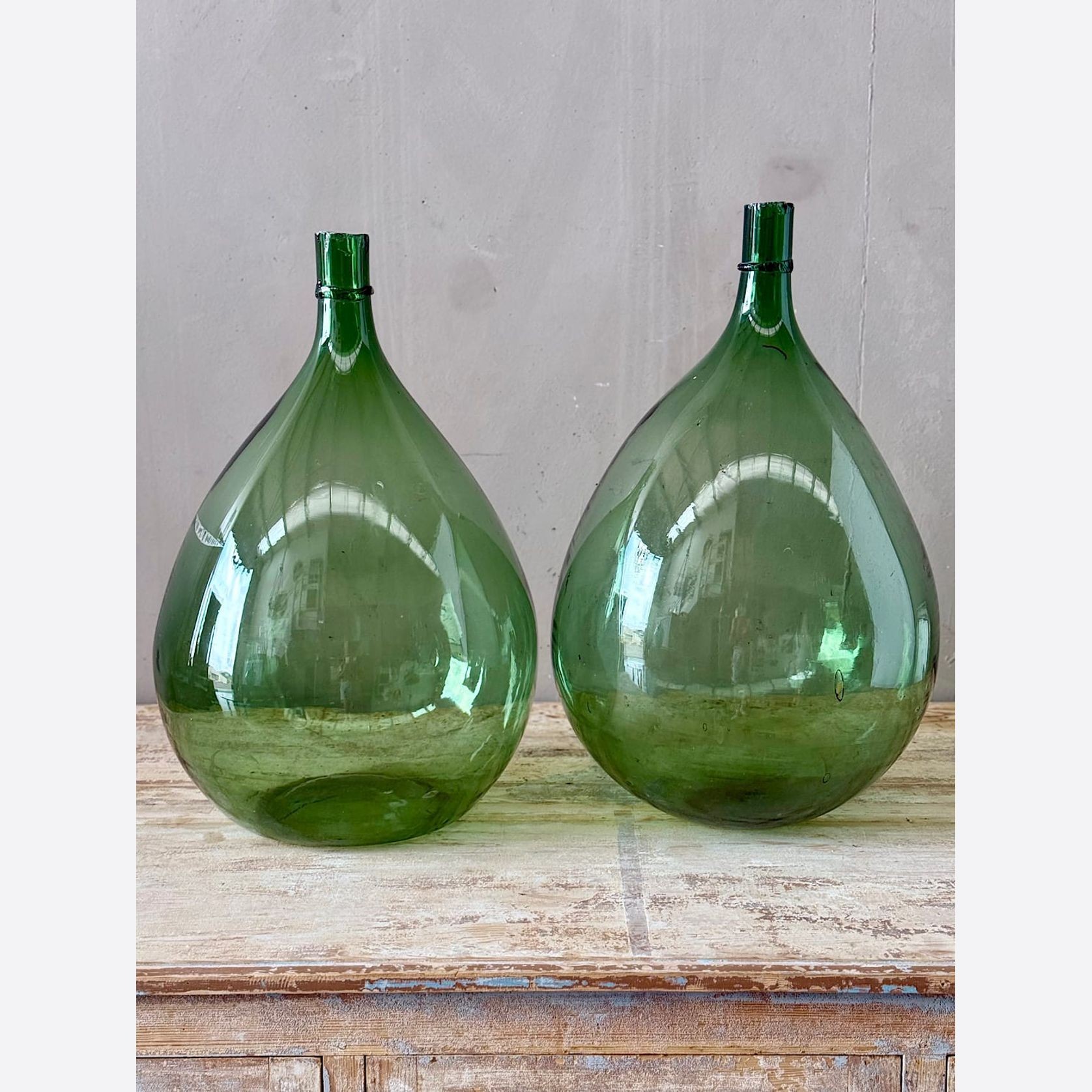 Large Glass Demijohn Wine Flagons gallery detail image
